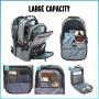 LOVEVOOK laptop backpack men 17.3/15.6 inch anti-theft school backpack boys school daypacks bag With Lock Men's Travel Backpacks
