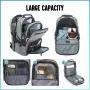 LOVEVOOK laptop backpack men 17.3/15.6 inch anti-theft school backpack boys school daypacks bag With Lock Men's Travel Backpacks