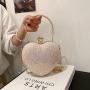 Heart shaped fashionable and personalized chain crossbody bag