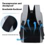 ZF288 Laptop Bag USB Charger Computer Cover Backpack Oxford Fabric Waterproof Zipper Print Logo Gift Backpack Business Schoolbag