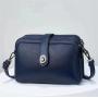 Fashion shoulder ladies bag solid color pu leather hand bags women purse and handbag sac tendance 2024