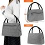 Gelory Reusable Waterproof Tote Lunchbag Women Insulated Cooler Lunch Bag For Office Lady