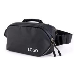Oem Fashion Casual Waterproof sport fanny pack manufacturer multifunctional outdoor running black waist bag
