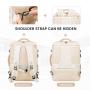Waterproof Hiking Outdoor Rucksack Laptop Travel Backpack Flight Approved Carry on Backpack with Toiletry Bag Packing Cubes