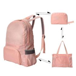 Multifunctional Folding Backpack Men's And Women's Lightweight Mountaineering Bag Outing Storage Tote Bag