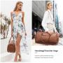 LOVEVOOK Fashion New Design Custom Quilted Pu Leather Weekend Travel Duffel Bag Leather Waterproof Spend The Night Duffle Bag