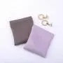 Custom Emboss Leather Flap Earphone Watch Jewelry Packaging Bag Closing Magnet Necklace Bracelet Storage Leather Pouch