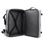Scalable Multi-Layer Nylon Travel Backpack Reflective Strip USB Custom Waterproof Factory Direct Sales Unisex Laptop Backpack
