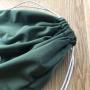 Super Soft Large Oliver Green Velvet Drawstring Packaging Bag Velvet Gift Bag