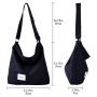 Hobo Handbags Women's Shoulder Handbags Crossbody Shoulder Bag Canvas Shopping Work Tote Bag For Women