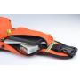 ZR820 Unisex Fashion Waist Bag Nylon Fabric Single Sports Belt Running Bag Waterproof Outdoor Close Fitting Phone Invisible Bag