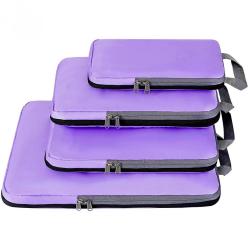 OEM Luxury 4/5pcs Extensible Storage Bag Foldable Luggage Compression Pouches Travel Organizers Packing Cubes