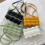 women fashion handbags designer shoulder bags Wavy women's bag Korean single shoulder simple diagonal bag fashion pearl