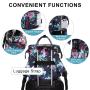 LOVEVOOK flower printing Women's Backpack for Laptop 15.6 Inch Waterproof university bags Work women travel laptop Backpacks