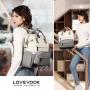 LOVEVOOK multiple pocket travelling backpack bag 15.6 17 inch work business backpacks with USB Port travel backpacks for women