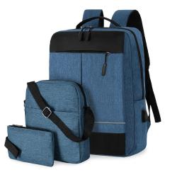 GW042 New Backpack For Men Wholesale Oxford 3 in 1 USB Charging Business Laptop Bag for Men College Bag Mochila