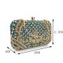 Custom sac tendance 2024 New Handmade Beaded Banquet Bag Crossbody Chain Clutch Retro Embroidery Evening Handbag For Ladies