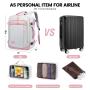 LOVEVOOK Large Capacity 40L Carry On Backpack with 3 Packing Cubes 17 Inch Laptop Travel Backpack Airline Approved Luggage Bags
