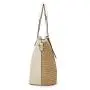 Custom Trendy Women Summer Beach Straw Bucket Bag Fashion hand Large Capacity Holiday Vacation Woven Travel Beach Tote Bags