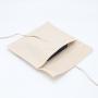 Promotion Cotton Twill Fabric Envelope Dust T-Shirt Clothes Backpack Packaging Bag Gift Jewelry Pouch With Bow