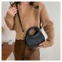 Fashion Popur Design Pure Color handbags Womens Bags 2024 Winter New High Texture Stripe Bags Single Shoulder Slanting Bags