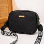 Embossed camera bag new 2024 ladies printed shoulder bag strap female women's crossbody cell phone bag