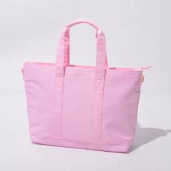 Low MOQ Wholesale Portable Shoulder Crossbody Travel Tote Large Waterproof Nylon Ladies Weekend Handbags Women's Nylon Tote Bags