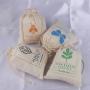 Reusable Custom Logo Printed Cotton Drawstring Dust Bag For Gift Handbag Hat Shoe Packaging Dost Cotton Pouch