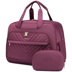 Carry on 2pc/set waterproof trendy overnight crossbody handbag lightweight Weekender outdoor travel luggage garment duffel bags