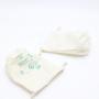 Reusable Custom LogoRound Bottom Natural Canvas Drawstring Wine Gift Packaging Bag Thick Cotton Canvas Candle Wine Pouch