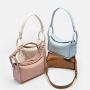2024 Fully Custom New Fashion Womens Shoulder Bags Chic Underarm Bag Trending Soft Vegan Leather Lychee Ladies Shoulder Bags