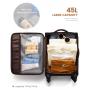 LOVEVOOK Waterproof Large Capacity Lightweight Spinner Carry on suitcase for Airline Approved 20in Wheels Travel Luggage bags