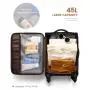 LOVEVOOK Waterproof Large Capacity Lightweight Spinner Carry on suitcase for Airline Approved 20in Wheels Travel Luggage bags
