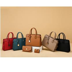 Retro Women Purse Set 3 PCS Handbags China Wholesale 2023 Women's One Shoulder Crossbody Handbag