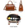 Top Quality 2024 Trendy Custom logo genuine leather handbags for women cowhide tote bag ladies vegan real leather handbag