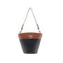 2022 Fashion PU Natural Straw Seagrass Women Bucket Bags Handbags Wide Cotton Braid Shoulder  Summer Handmade Straw Bucket Bag