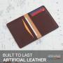 New Style Rfid Wallet bifold Card Holder Genuine Leather Credit Card Holder Wallet Thin Leather Multi Card Organizer Wallet