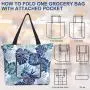 Gelory Reusable Foldable Washable Ladies Fashion Shopping Bag Custom Shopping Tote Bag With Handle