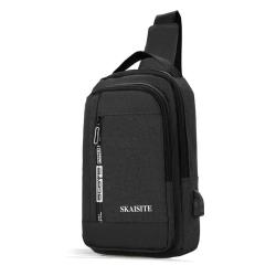 Wholesale New Fashion Sport Fanny Pack Portable Outdoor Running Chest Bag with Zipper Closure for Men for Gym and Travel