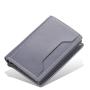OEW011 RFID Blocking Leather Business Card Wallet Case PU Business Card Holder Pop Up Aluminum Card Case Men's Coin Purse