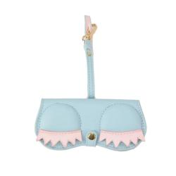 2024 Custom Leather Eye Sun Glasses Pouch Case For Women Bag Handbag With Clutch Wristlet