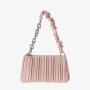 Susen Chrisbella 2022 PU leather sac a main solid color bag Pleated Chain shoulder bag custom women's shoulder bag