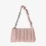 Susen Chrisbella 2022 PU leather sac a main solid color bag Pleated Chain shoulder bag custom women's shoulder bag