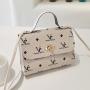 New Product fashion printing small square bag 2024 new ladies handbag pu leather women female crossbody shoulder bag