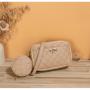 2024 New Diamond Fashionable Messenger Bag Small Fragrance Storage Bag with Large Capacity for Ladies Two-Piece Cosmetic Bag