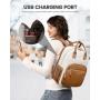 High quality LOVEVOOK quilted bags new waterproof student outdoor backpack bag for girls 15.6 17in large travel laptop backpacks