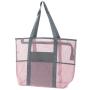 Grocery Produce For Gym Picnic Beach Lightweight Tote Shopping Bag Mesh Bag With Zipper