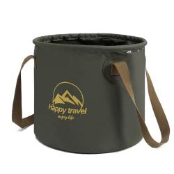 SN064 Custom Logo Travel Folding Bucket Portable Camping Picnic Fishing Bucket Lifestyle Camping Firewood Tool Tote Bag Party