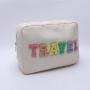 RTS New Arrivals  Best Gift Women Waterproof  Travel Custom Make Up Bag Toiletries Pouch Cosmetic Nylon Pouches