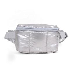 CHANGRONG Custom Adjustable Strap Small Fashion Quilted puffer fanny pack for travel Hiking